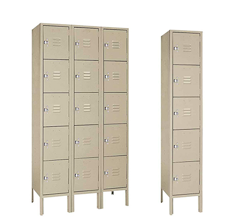 FIVE TIER METAL LOCKER